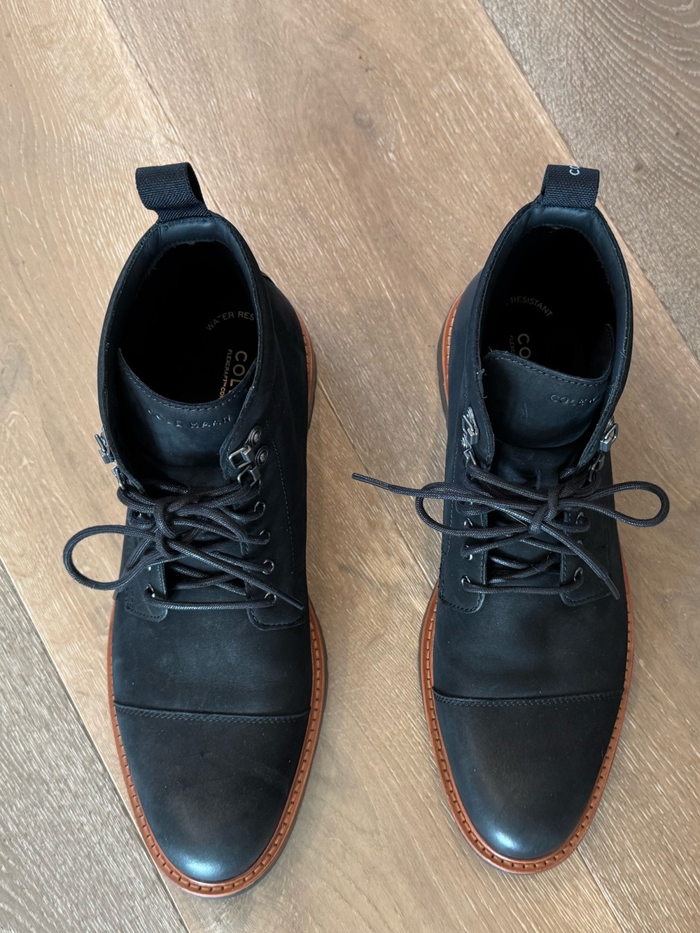 Cole Haan Black Chukka Boots - Picture 3 of 10